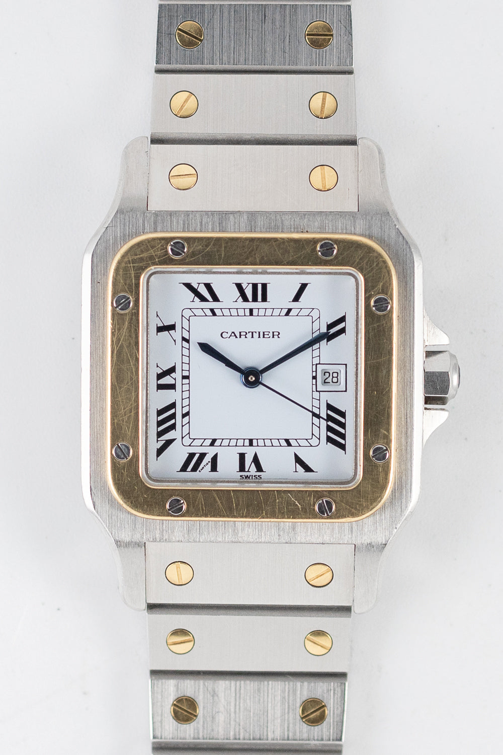 【Cartier】santos de Cartier LM 余りコマ1つ CARTIER LM Santos Ref.2961 AUTOMATIC – TIMEANAGRAM