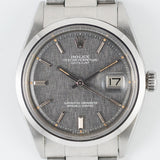 ROLEX DATEJUST Ref.1600 Grey Linen Dial