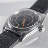 ROLEX OYSTER ROYAL Flatback Black Mirror SECTOR DIAL Cal.10 1/2 Open Face