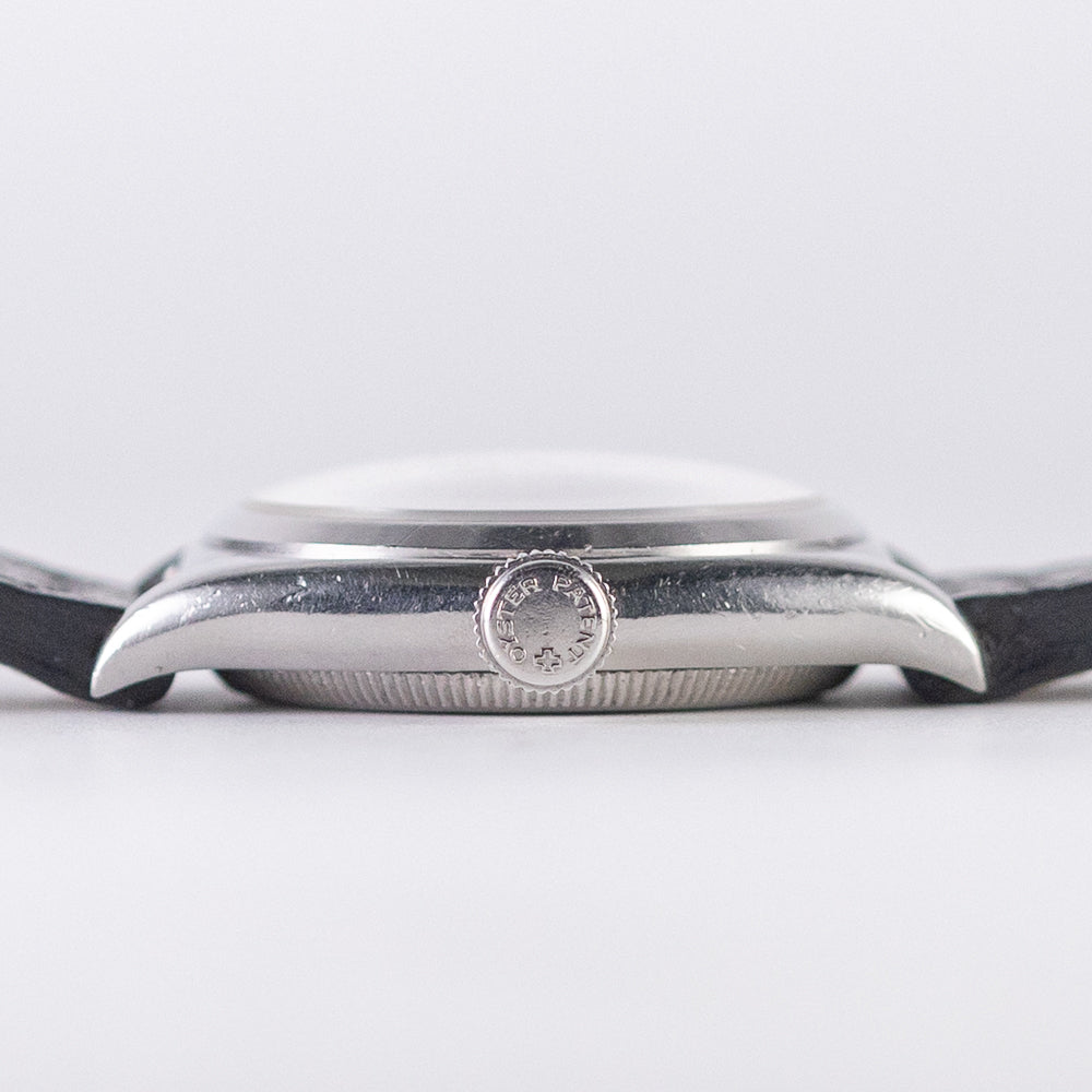 ROLEX OYSTER ROYAL Flatback Black Mirror SECTOR DIAL Cal.10 1/2 Open Face