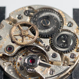 ROLEX OYSTER ROYAL Flatback Black Mirror SECTOR DIAL Cal.10 1/2 Open Face