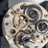 ROLEX OYSTER ROYAL Flatback Black Mirror SECTOR DIAL Cal.10 1/2 Open Face