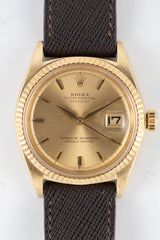 ROLEX DATEJUST Ref.1601 18K Yellow Gold