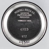 ROLEX OYSTER PERPETUAL Ref.6718 No Date BLACK RADIAL DIAL