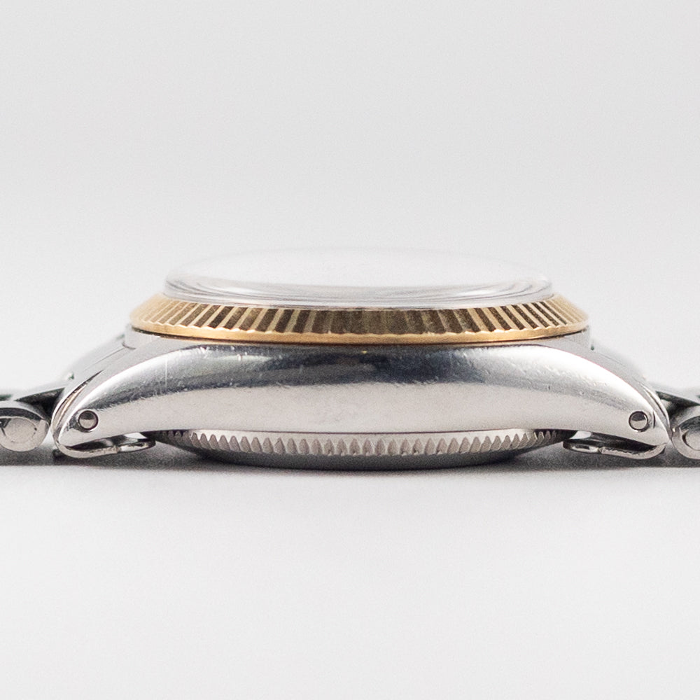 ROLEX OYSTER PERPETUAL Ref.6619 Glossy Black Gilt Dial