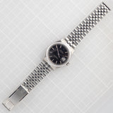 ROLEX DATEJUST Ref.1603 Glossy Black Gilt Dial