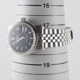 ROLEX DATEJUST Ref.1603 Glossy Black Gilt Dial