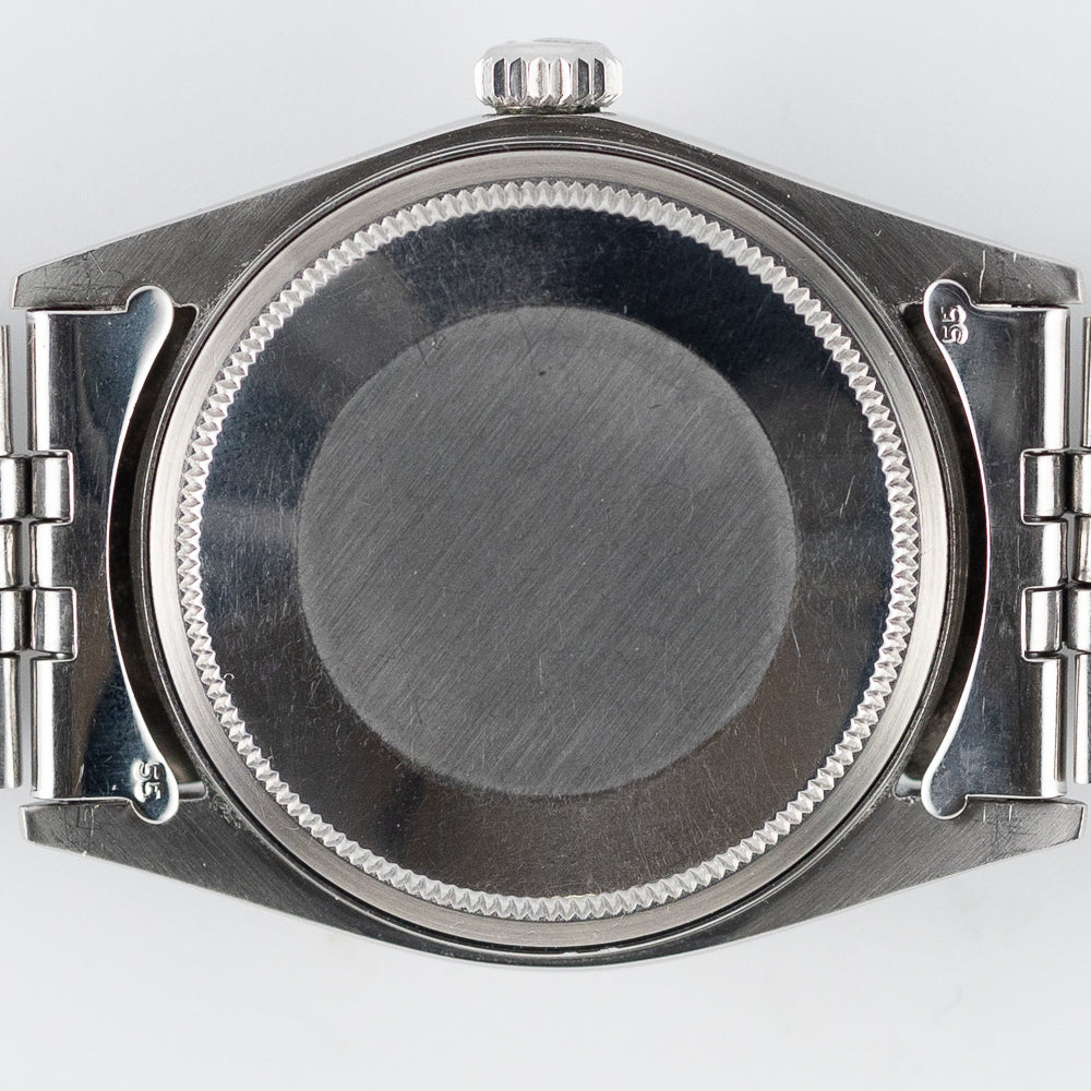 ROLEX DATEJUST Ref.1603 Glossy Black Gilt Dial