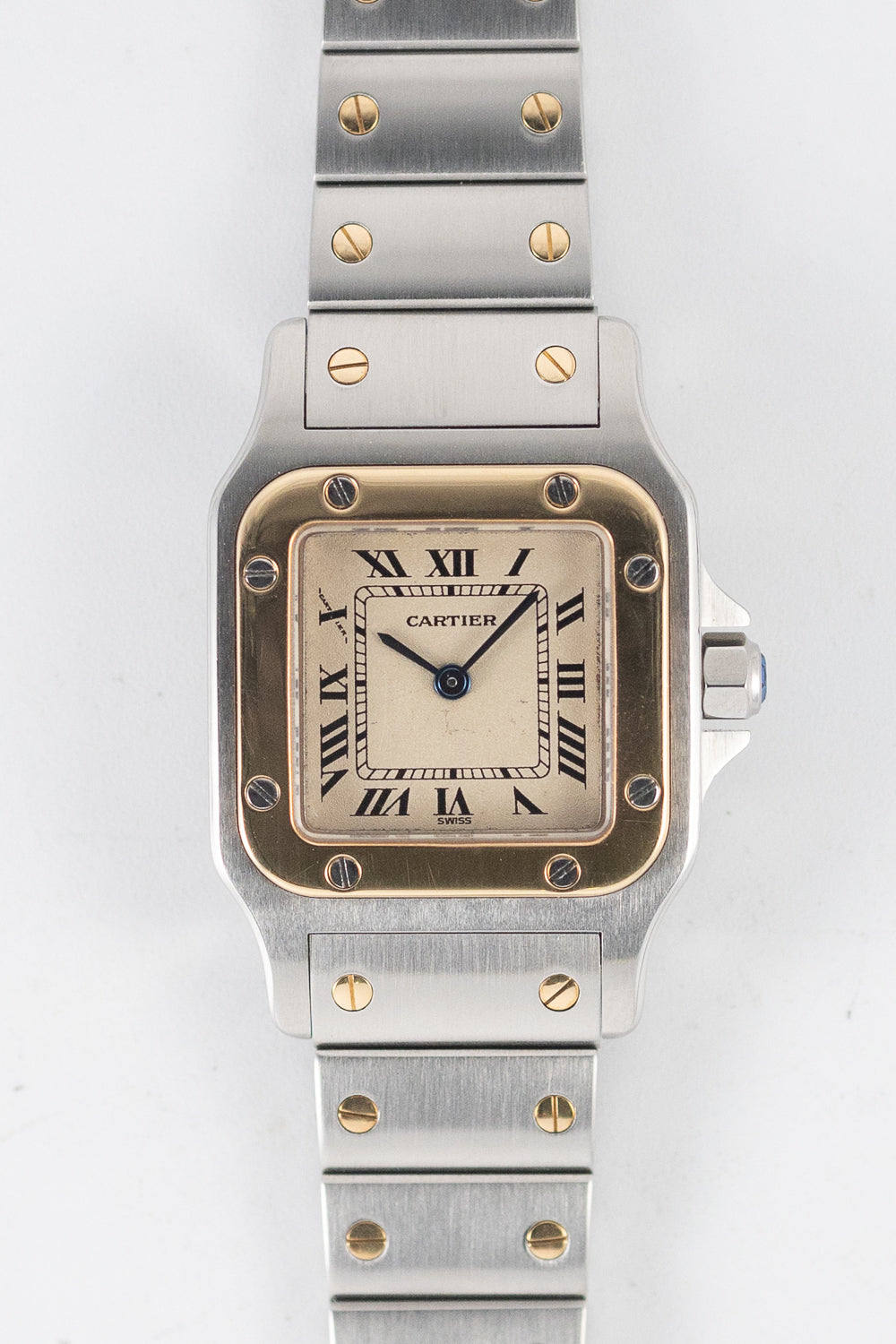 【Cartier/カルティエ/腕時計/1567/サントスガルベ/SM/2針】 CARTIER SM Santos Galbee Ref.1567 – TIMEANAGRAM
