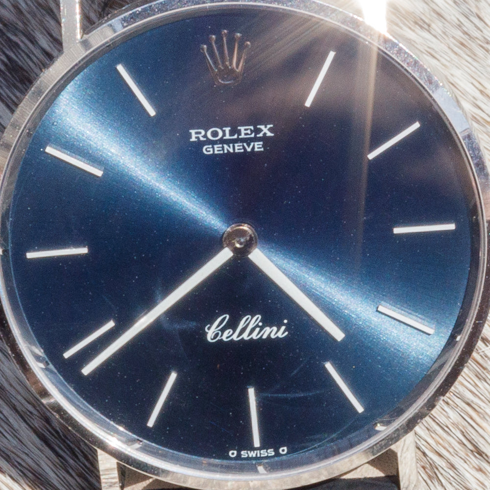 ROLEX Cellini Ref.3833 BLUE DIAL
