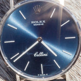 ROLEX Cellini Ref.3833 BLUE DIAL