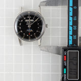 ZODIAC Triple Calendar Moonphase Black Black Gilt Dial