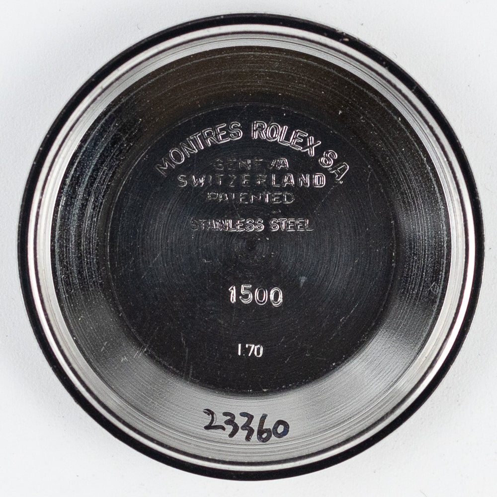 ROLEX OYSTER PERPETUAL DATE Ref.1500 Blue Patina Dial