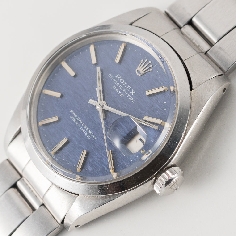 ROLEX OYSTER PERPETUAL DATE Ref.1500 Blue Mosaic