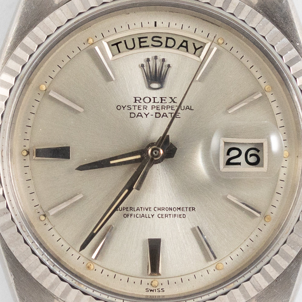 ROLEX THE DAY-DATE Ref.1803 “Doorstop Dial” 18k white gold
