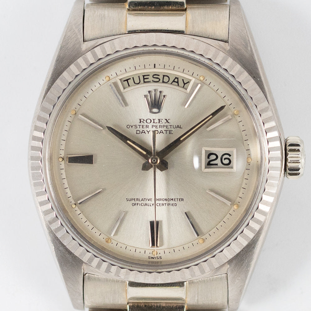 ROLEX THE DAY-DATE Ref.1803 “Doorstop Dial” 18k white gold