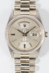 ROLEX THE DAY-DATE Ref.1803 “Doorstop Dial” 18k white gold