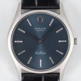 ROLEX Cellini Ref.3804 6233 Blue Sigma Dial
