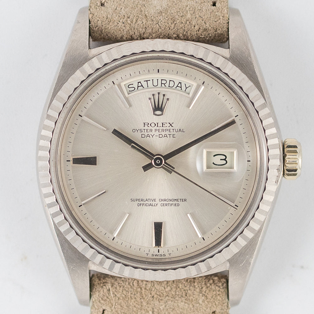 ROLEX DAY-DATE Ref.1803 “Doorstop Dial” 18K White Gold