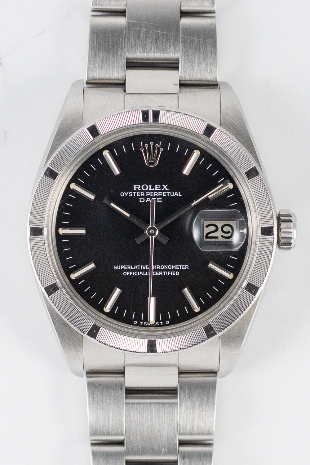 ROLEX OYSTER PERPETUAL DATE Ref.1501 Black Matte Sigma Dial 