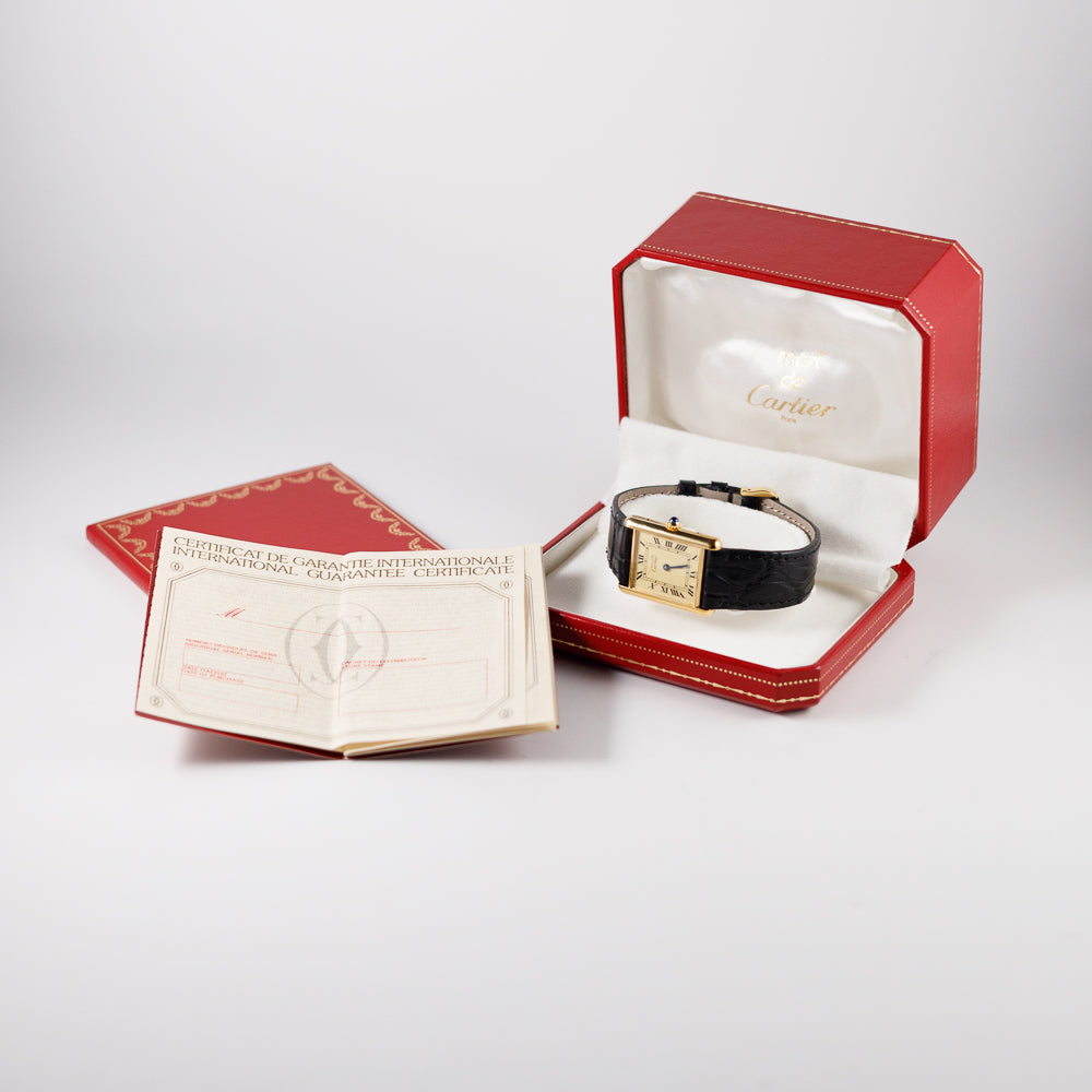 CARTIER LM MUST DE TANK REF.590005