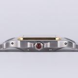 CARTIER LM Santos Carree Burgundy Ref.2961 w.Serivice BOX