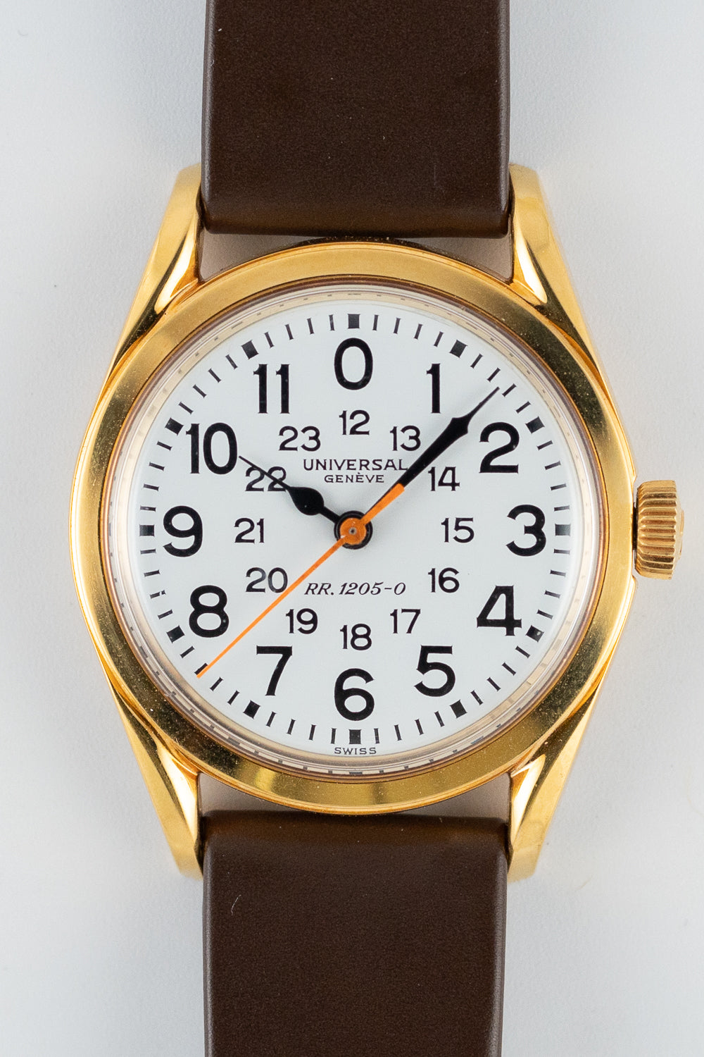 UNIVERSAL GENEVE RAILROUTER CHRONOMETRE REF.565 100 NEW OLD STOCK