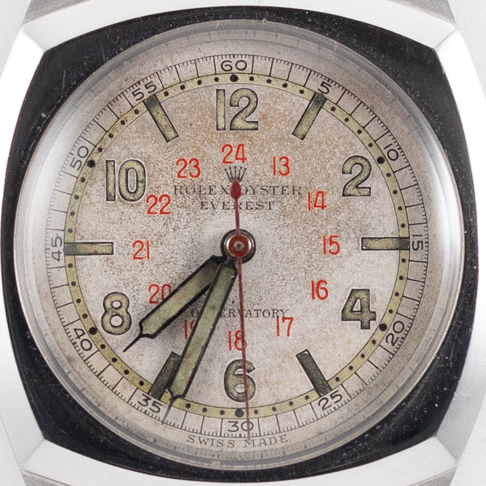 ROLEX OYSTER EVEREST ARMY Ref.3139 Mint Super Edge Case