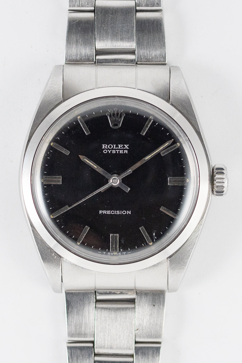 ROLEX OYSTER Ref.6426 Black Mirror Dial – TIMEANAGRAM