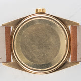 ROLEX DATEJUST Ref.1601 14K Yellow Gold Black Gilt Dial