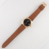 ROLEX DATEJUST Ref.1601 14K Yellow Gold Black Gilt Dial