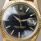 ROLEX DATEJUST Ref.1601 14K Yellow Gold Black Gilt Dial
