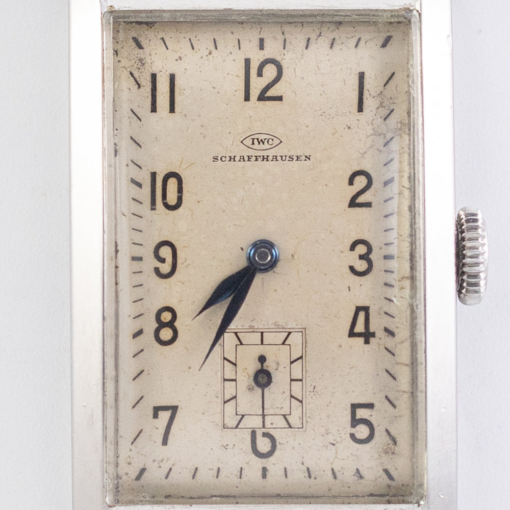 IWC Rectangle Cal.87 Cats Eye Logo
