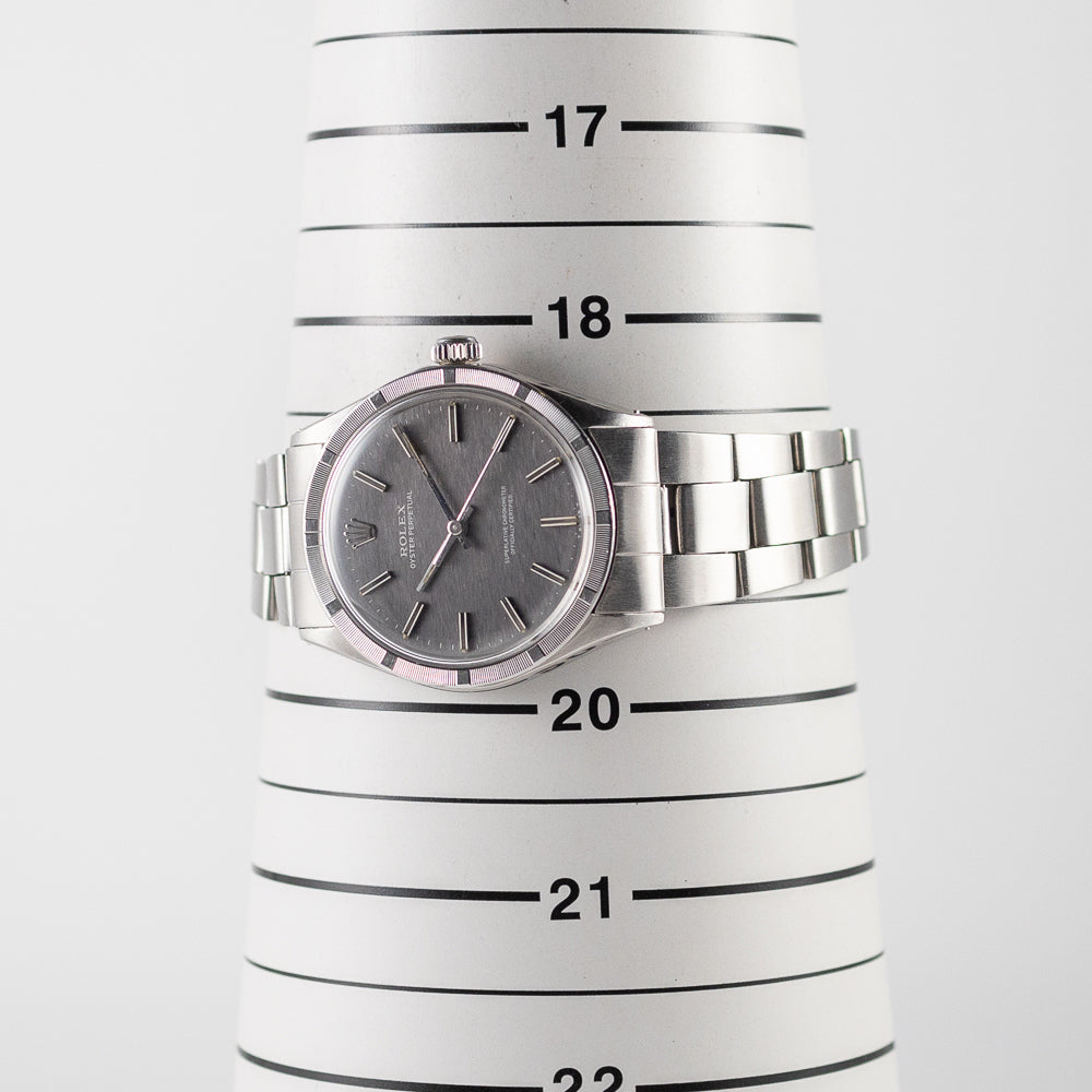 ROLEX OYSTER PERPETUAL Ref.1007 Gray Mosaic Dial