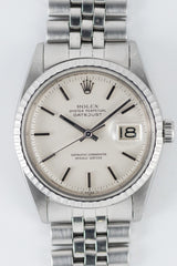 ROLEX DATEJUST REF.1603 Box and Papers
