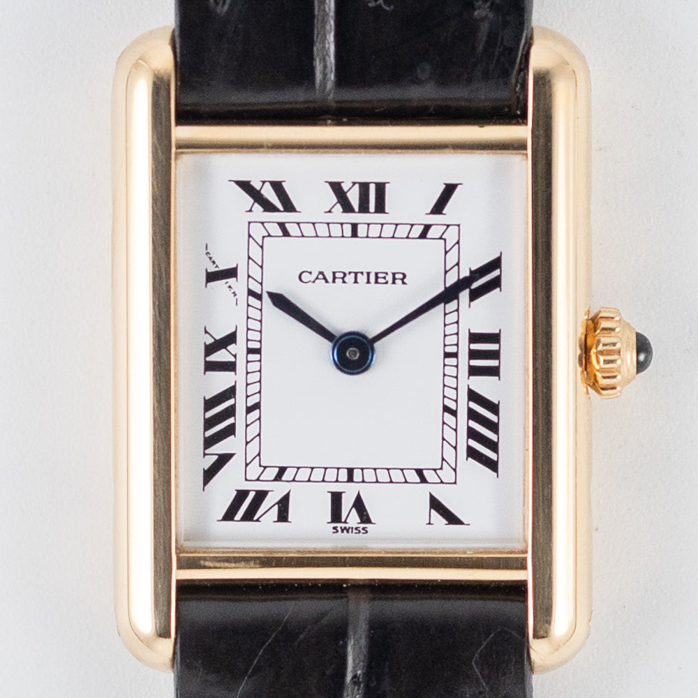 CARTIER SM TANK 18KYG