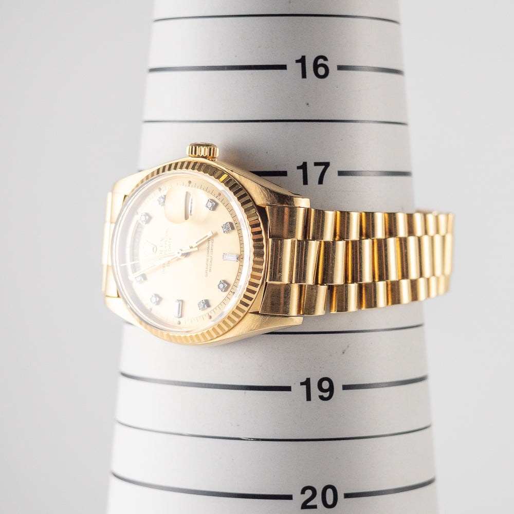 ROLEX DAY-DATE Ref.1803G 10 Point Diamond