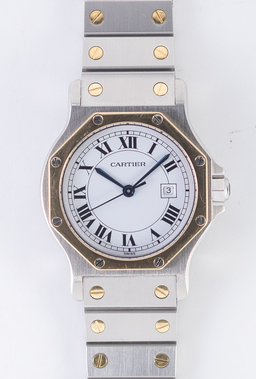 CARTIER LM SANTOS OCTAGON Automatic Ref.2966