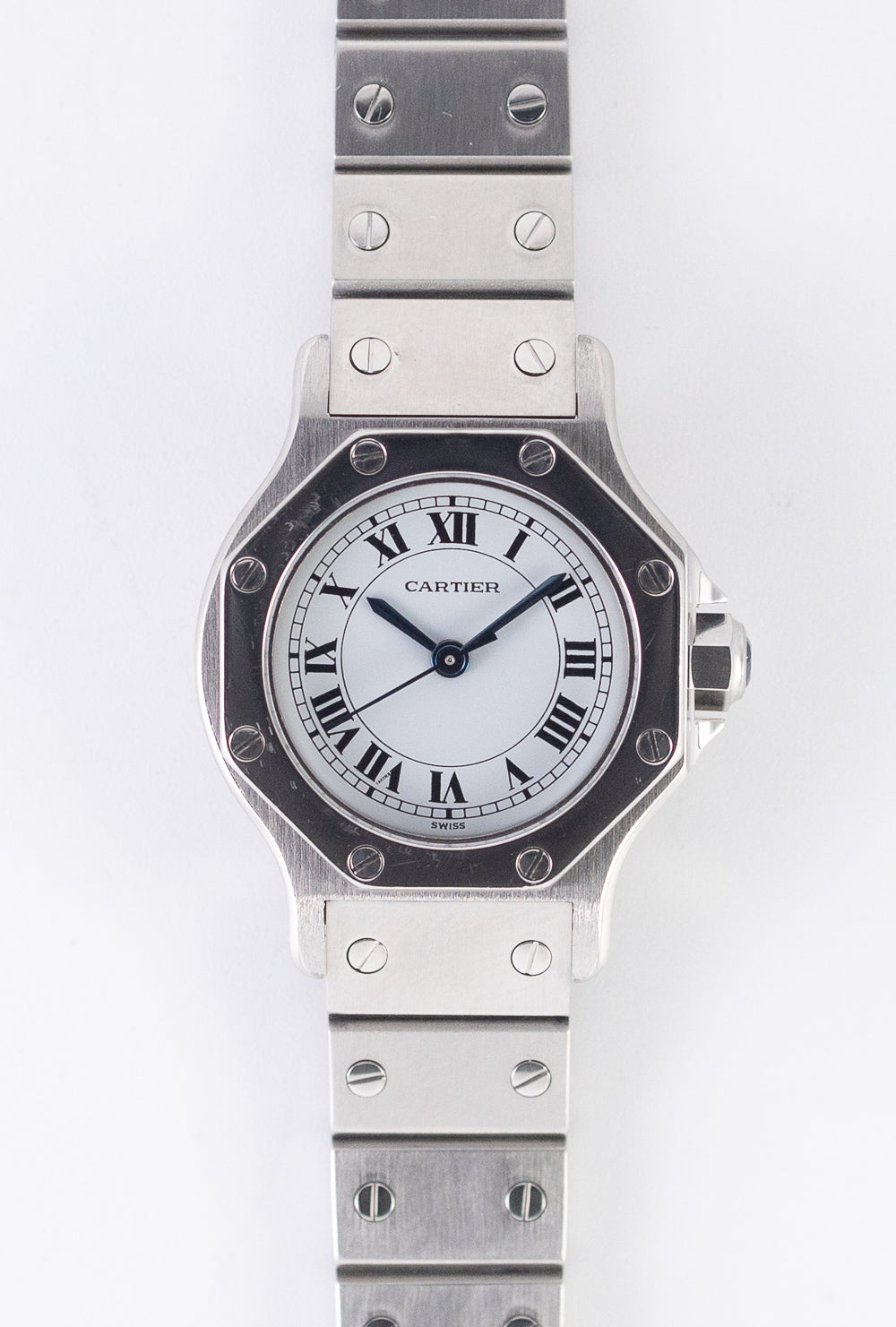 CARTIER SM SANTOS OCTAGON Ref.0906 AUTOMATIC BOX