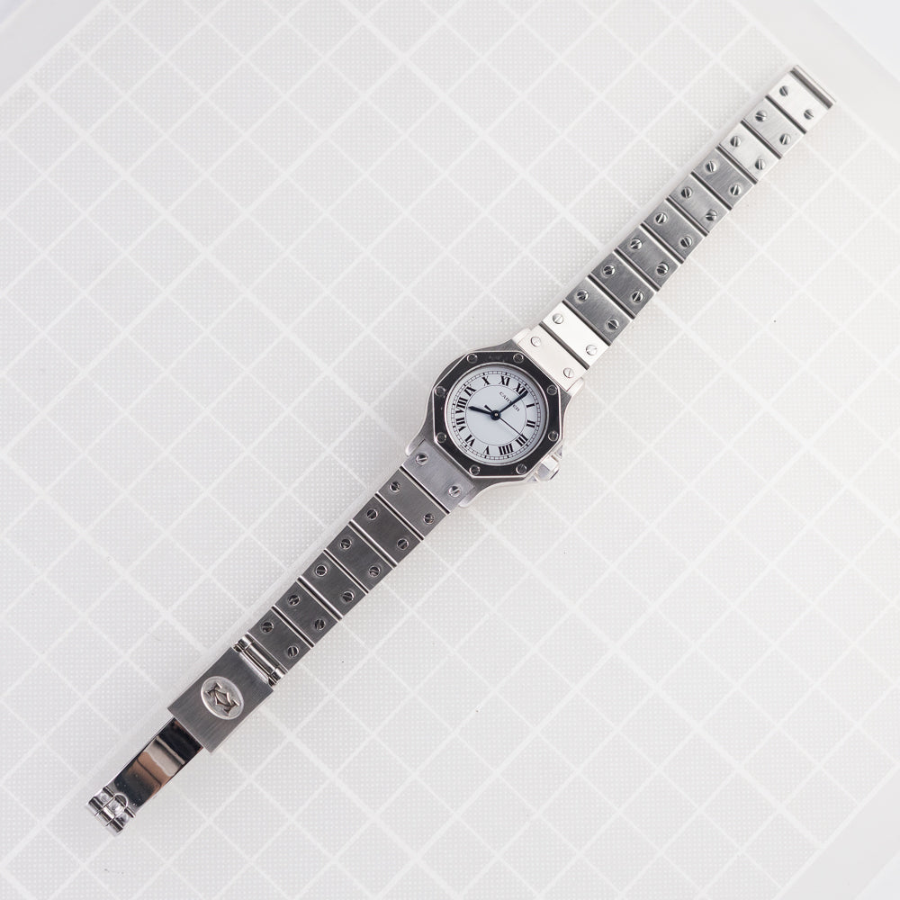CARTIER SM SANTOS OCTAGON Ref.0906 AUTOMATIC BOX