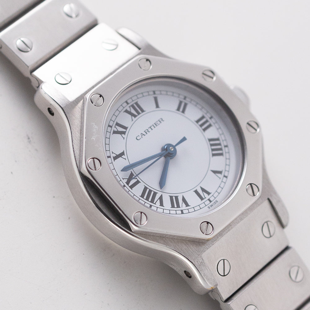 CARTIER SM SANTOS OCTAGON Ref.0906 AUTOMATIC BOX