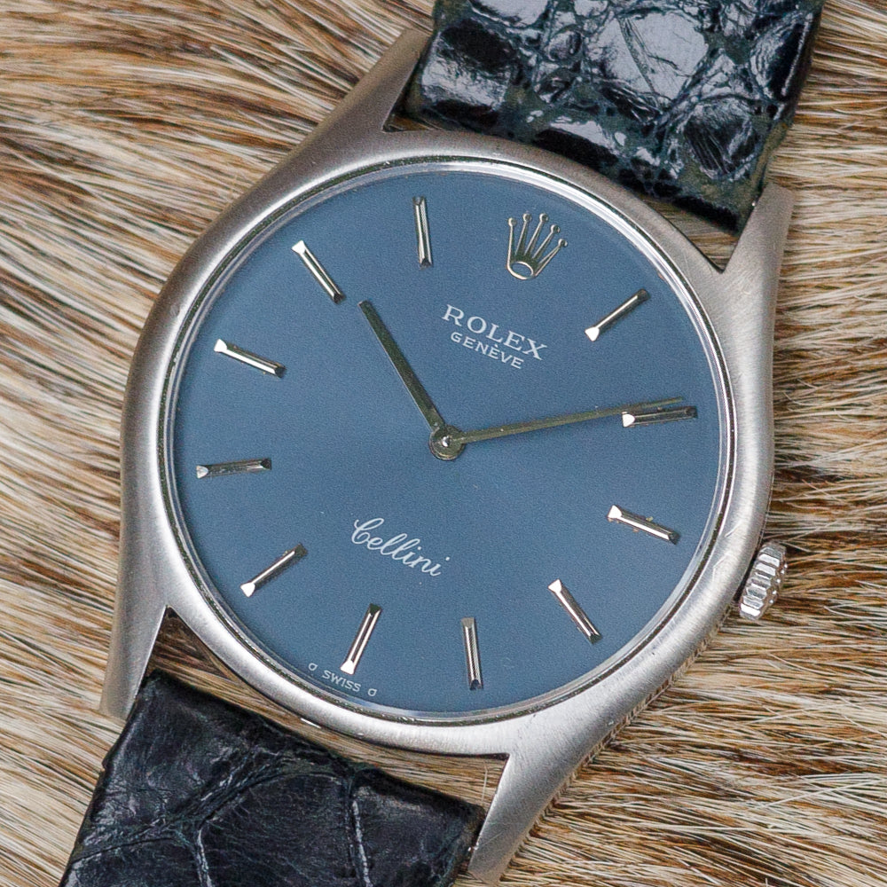 ROLEX Cellini Ref.3804 6233 Blue Sigma Dial
