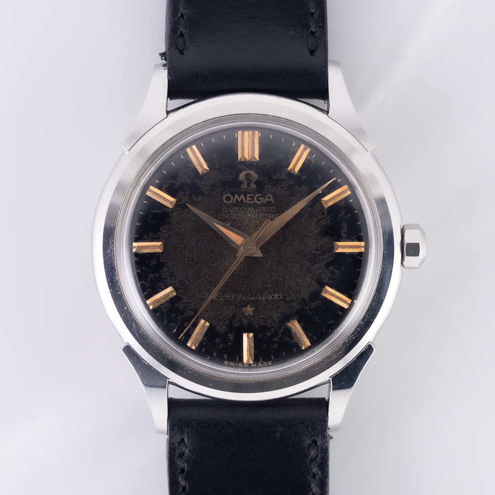 OMEGA Constellation Ref.2852 Black Gilt Patina Dial – TIMEANAGRAM