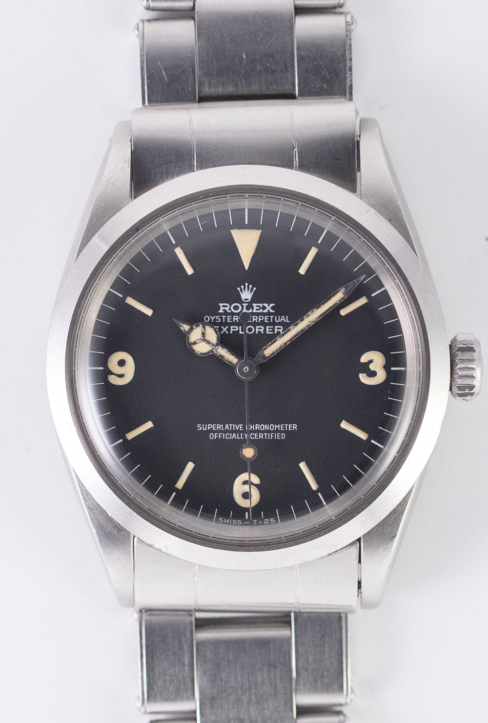 ROLEX EXPLORER Ref.1016 MK1 Fat Font Frog Leg