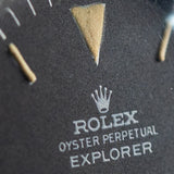 ROLEX EXPLORER Ref.1016 MK1 Fat Font Frog Leg