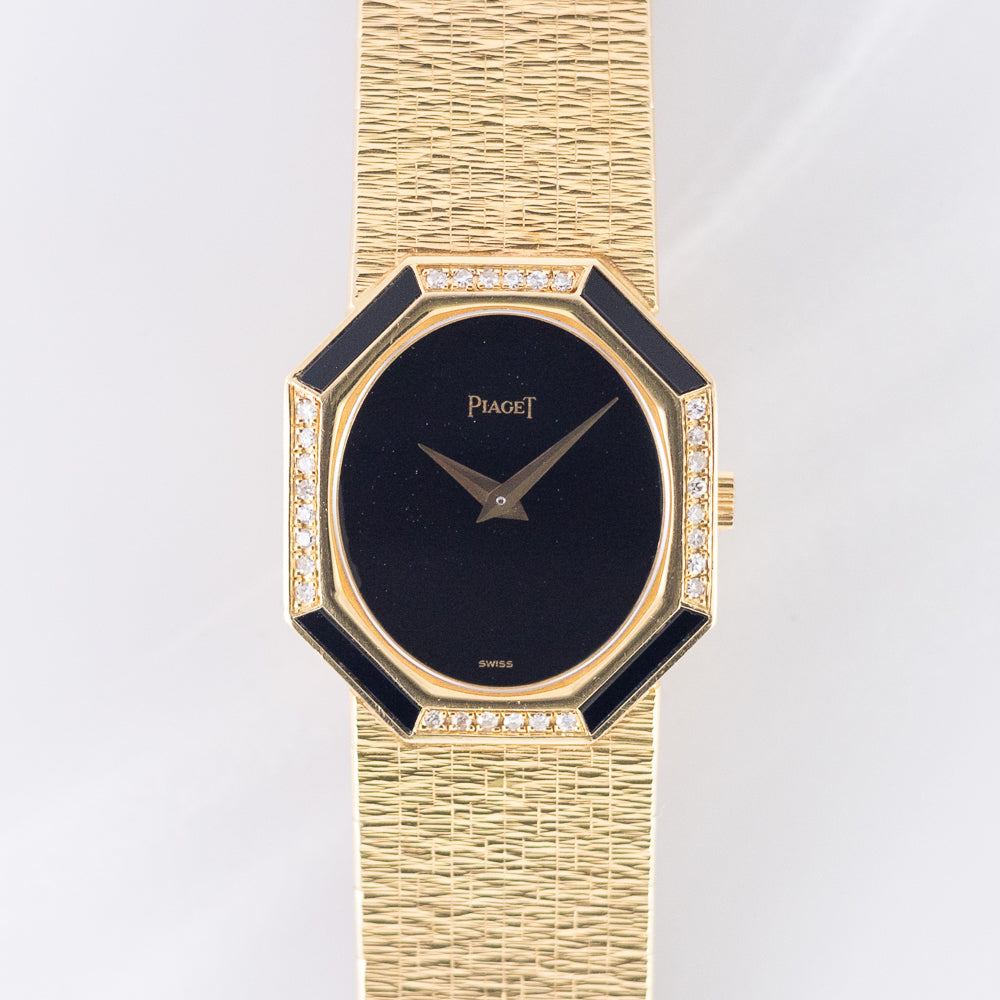 v*y様 Piaget ブラックダイヤル 時計 PIAGET REF.9691 ONYX DIAL NEW OLD STOCK – TIMEANAGRAM