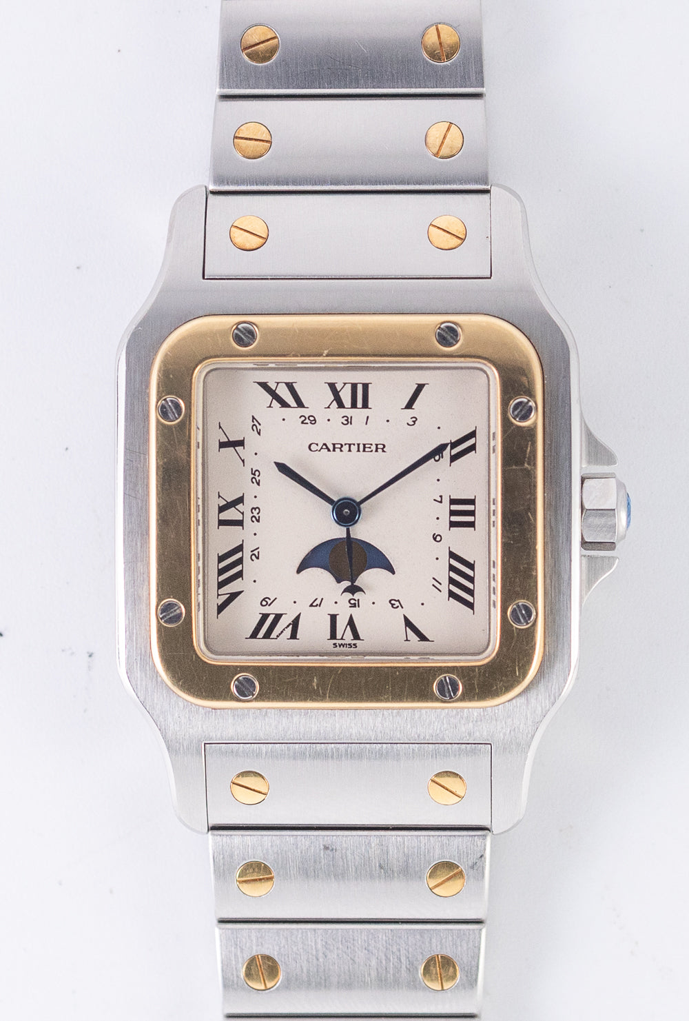 CARTIER LM Santos Galbee Moonphase Ref.119901 BOX