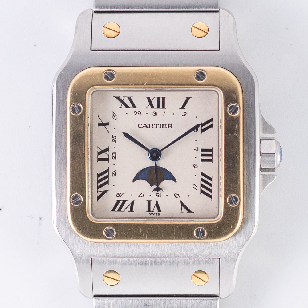 CARTIER LM Santos Galbee Moonphase Ref.119901 BOX