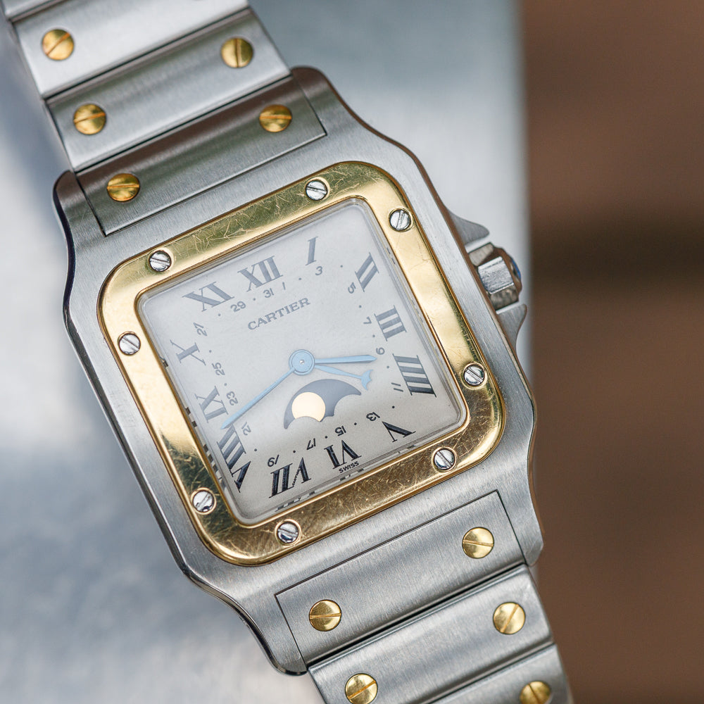CARTIER LM Santos Galbee Moonphase Ref.119901 BOX