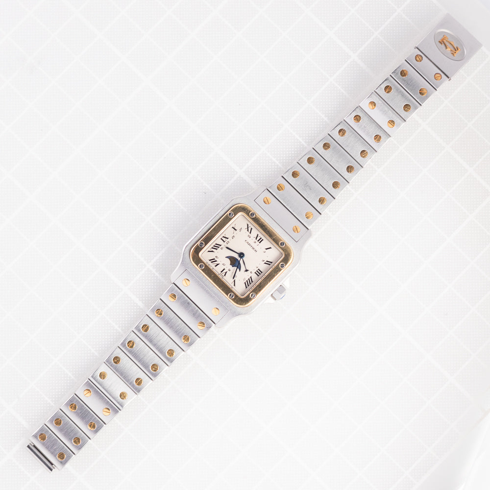 CARTIER LM Santos Galbee Moonphase Ref.119901 BOX